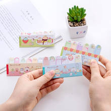 Cute Creative Memo Pad Bookmarks Animal Sticky Notes index Planner Stationery School Supplies Paper Stickers 2022 - buy cheap