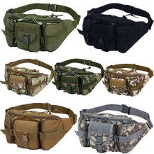 Tactical Molle Pouch Belt Waist Pack Bag Military Waist Fanny Pack Phone Pocket Military Camping Hiking Outdoor Bag Belt 2024 - купить недорого