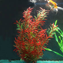 Simulation Dense Green Plant Fish Tank Landscaping Decoration Environmental Protection Plastic Aquatic Plants Aquarium Supplies