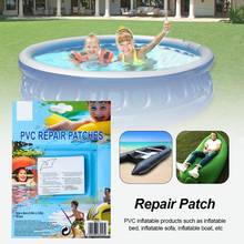 Parche adhesivo de reparación especial para piscina de 20 piezas, parche adhesivo de reparación para productos inflables de PVC 2024 - compra barato