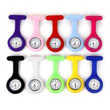 Hot Sell Fashion Pocket Watches Silicone Nurse Watch Brooch Tunic Fob Watch With Free Battery Doctor Medical reloj de bolsillo 2024 - buy cheap