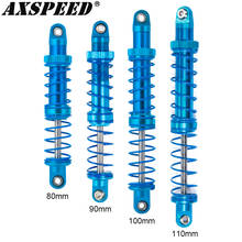 AXSPEED-amortiguador de aceite ajustable para coche teledirigido, amortiguador de 80/90/100/110mm para 1:10 RC Crawler Axial SCX10 TRX4 D90 CC01, piezas de camión 2024 - compra barato