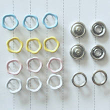 80 Sets 4 Colors9.5mm Plum Flower Prong Snap Buttons Fasteners Press Studs Poppers Buttons 2024 - buy cheap