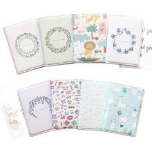 Lovely Travel Leather Passport Holder Card Case Protector Cover Floral Wallet Bags Flower Passport Cover for girls Men Women 2024 - buy cheap