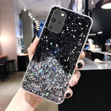 Case For Samsung galaxy A51 A71 A81 A91 M31 S20 Plus Ultra Cover Color starry sky silver foil transparent 2024 - buy cheap