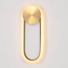 Modern minimalist wall lamp creative LED line corridor interior decoration lamp bedside lights 2024 - buy cheap