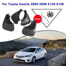 Car Fender Accessories For Toyota Corolla E120 E130 2000-2006 Mudguards Splash Guards Fender Mudflaps Car Fender Mud Flaps 2024 - buy cheap