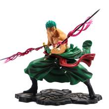 Newest 18CM Anime One Piece Zoro Three Thousand World Effect Battle ban PVC Action Model toys Figures Collection Doll Gifts 2024 - buy cheap