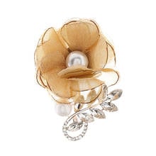 Cute Fine Gauze Flower Brooches For Women Elegant All-Match Clothes Pins Jewelry 2024 - buy cheap