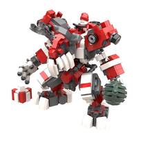 2019 new arrive DIY MOC Christmas mech gundam building blocks robot  reindeer mech for children gifts 2024 - buy cheap