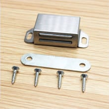 Stainless Steel Magnetic Door Catch, Heavy Duty Magnet Latch Cabinet Catches for Cabinets Shutter Closet Furniture Door 2024 - buy cheap