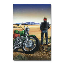 Póster de seda de David Mann Ghost Rider, Adhesivo de pared, regalo de decoración 2024 - compra barato