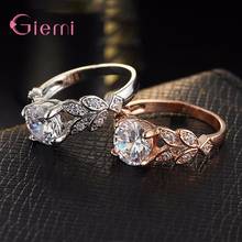 Free Shipping Genuine 925 Sterling Silver Rings With Sparkling Crystal Two Models For Choice Quite Nice Women Fashion Jewelry 2024 - buy cheap