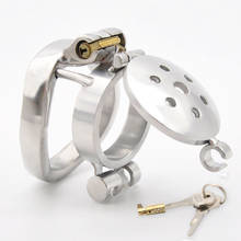 New Stainless Steel Cock Cage Male Chastity Device Clamshell BirdCage Long Short Style Chastity Lock Penis Ring Sex Toys For Men 2024 - buy cheap