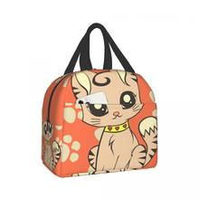 Funny Cats Foots Cooler Bag Portable Zipper Thermal Lunch Bag Convenient Lunch Box Tote Food Bag 2024 - buy cheap