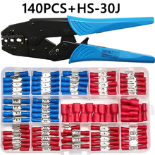 140PCS  Insulated Female&Male Crimp Spade Terminals Wire Butt Connector Electrical Wire Cable Connecors Assorted Kit 2024 - buy cheap