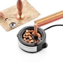 Mini glue Pot Fire Wax Warmer Melts Electric Heater Wax bar Sticks Beads Melting seal Glue Furnace Tool Stove For Wax Seal Stamp 2024 - buy cheap