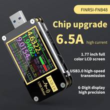 FNIRSI-FNB48 USB Тесты er тока Вольтметр USB Тесты er QC4 + PD3.0 2,0 ППС протокол быстрой зарядки Ёмкость Тесты 6-значный цифровой Дисплей 2024 - купить недорого