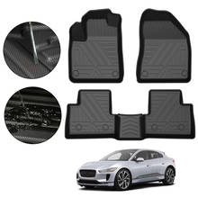 Fully Surrounded  Foot Pad For Jaguar I-PACE 2018-2019 Car Waterproof Non-Slip Rubber Floor Mat TPE Car Accessories 2024 - buy cheap