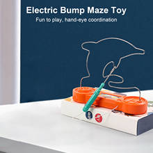 Игрушка-лабиринт электрическая, надежный классический настольный пазл-игрушка в стиле ретро, для скучающих игр для детей 2024 - купить недорого