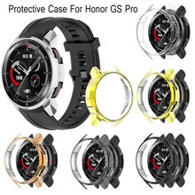Capa tpu protetora de tela para honor watch gs pro, capa protetora de relógio inteligente para honor watch gs pro 2024 - compre barato