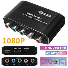 New Arrival Audio Video Adapter RGB RCA VGA to HDMI-compatible 1080P AV Component Converter Box for VHS DVD PS2 Xbox Wii 2024 - buy cheap
