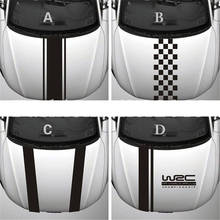Автомобильный Стайлинг, виниловые гоночные спортивные наклейки, автомобильная наклейка на голову для Abarth Fiat 500 Mercedes Benz W205 W203 W212 W124 W204 A C E class 2024 - купить недорого