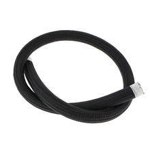 1 Meter Black Nylon Cover Braided Oil Fuel Gas Hose Line Tube Cutter AN12 2024 - buy cheap