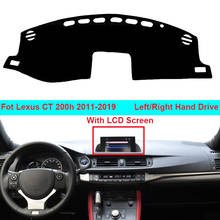 For Lexus CT 200h CT200h 2011 2012 2013 2014 2015 2016 2017 2018 2019 LHD RHD 2 Layers Car Dashboard Cover Carpet Cape Rug Pad 2024 - buy cheap