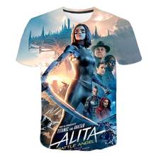 Sweatshirts T Shirt 3D Printed Men Women Alita Battle Angel Tee Fashion Camisas Streetwear Casual Boy Girl Children Short Sleeve 2024 - buy cheap