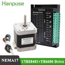 Free shipping 4-lead 17HS8401 motor Nema17 Stepper Motor with 42 motor drive TB6600 1.8A CE ROSH CNC Laser for 3D printer motor 2024 - buy cheap