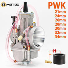 ZS MOTOS For PWK 21 24 26 28 30 32 34 For Keihin Koso PWK Carburetor With Power Jet For 50cc-250cc 2T 4T Motorcycle Carburetor 2024 - buy cheap