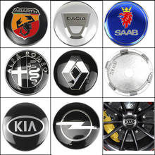 4pcs 60mm Car Wheel Center Hub Caps Car Emblem Badge Logo Wheel Center Cap For BMW Mazda Audi Hyundai KIA Mercedes Lexus Skoda 2024 - buy cheap