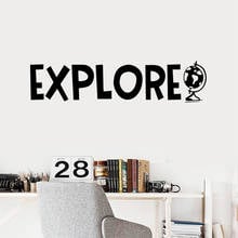 Fun Explore Home Decoration Removable Art Vinyl Wall Stickers For Living Room Decor Nordic Style House Mural adesivo de parede 2024 - buy cheap