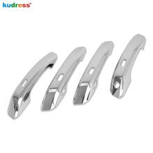 For Audi A4 Sedan B9 9L 2016 2017 ABS Chrome Car Door Handle Cover Trim Frame Sticker Styling Exterior Decoration 2024 - buy cheap