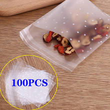 100pcs/lot Candy Bag Dots Plastic Cookie Packaging Bags Cupcake Wrapper Self Adhesive Bags Birthday Party Wedding Decorations 2024 - buy cheap