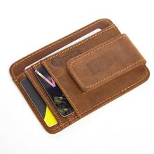 Slim Genuine Leather Multi-card-bit Pack Bag Men Wallet Credit Card Holder Bank Cardholder Cow Leather Cash Package 2024 - buy cheap