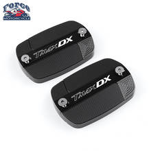 New "TMAX DX logo" Motorcycle Accessories High Quality CNC Brake Fluid Reservoir Cap Cover For Yamaha TMAX530 DX T-MAX 530 2024 - buy cheap