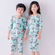 Summer Girls Boys Clothes Kids Pajamas Baby Clothing Sets Cartoon Short Sleeve Pyjamas Kids Pijamas Inflantil Children Sleepwear 2024 - buy cheap