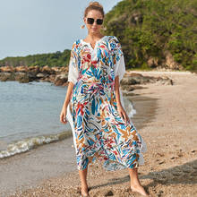 Cover-ups Beach Dress Swim Wear Bathing Suit Women Summer Beachwear Pareos De Playa Mujer 2024 - buy cheap