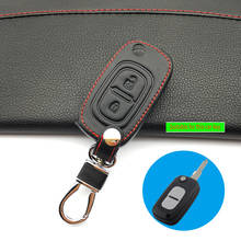 Capa de proteção para chaves de carro renault, proteção para chaves de carro com 2 botões, controle remoto, acessórios de carro 2024 - compre barato