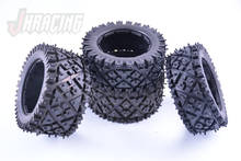 Conjunto de pneus para rofun, resistentes à alta resistência, com pregos de ferro embutidos, para rovan, hpi, baja 5b 2024 - compre barato