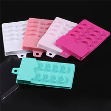 wholesale clear lashes trays holder for mink eyelashes plastic acrylic tray for eyelash packaging box rectangle case 2024 - buy cheap