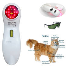 Dispositivo de terapia láser de nivel de frío para uso veterinario, práctico dispositivo de terapia para mascotas, perros, gatos, clínica, curación de heridas, animales, alivio del dolor 2024 - compra barato