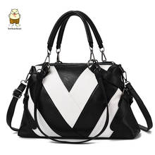 Beibaobao moda feminina sacos de alta qualidade grandes senhoras bolsa de ombro nova bolsa de couro do plutônio bolsas de couro das mulheres grandes 2024 - compre barato