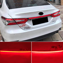 1 pçs amortecedor traseiro luz da cauda para toyota camry 2018 2019 2020 vermelho led taillight refletor lâmpada de freio sinal volta 2024 - compre barato