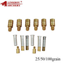 12 Pieces Professional 25/50/100 Grain Dart Weight Add Accentuator Tools Accessories 2BA Universal Thread Arrow Shooting 2024 - buy cheap