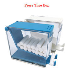 1 pcs Dental Orthodontic Press Type Box cotton roll dispenser Dental Products Storage Box Blue Dentist supplies Dispenser Holder 2024 - buy cheap