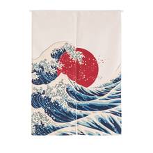 Cortina de lino de algodón japonés para decoración, tapiz colgante de pared, pantallas, divisores de habitación, novedad 2024 - compra barato