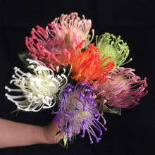 7pcs Soft Plastic Dandelion Flower Artificial Flowers Fake Australian Native Hakea Pin Cushion Leucospermum Nutans Flowers 2024 - buy cheap